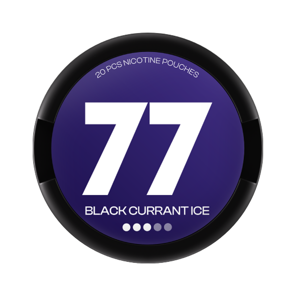 77 Black Currant Ice Medium can, front
