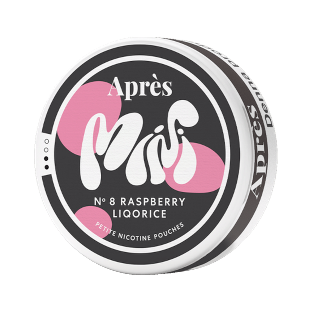 APRÈS Raspberry Licorice Petite can, front