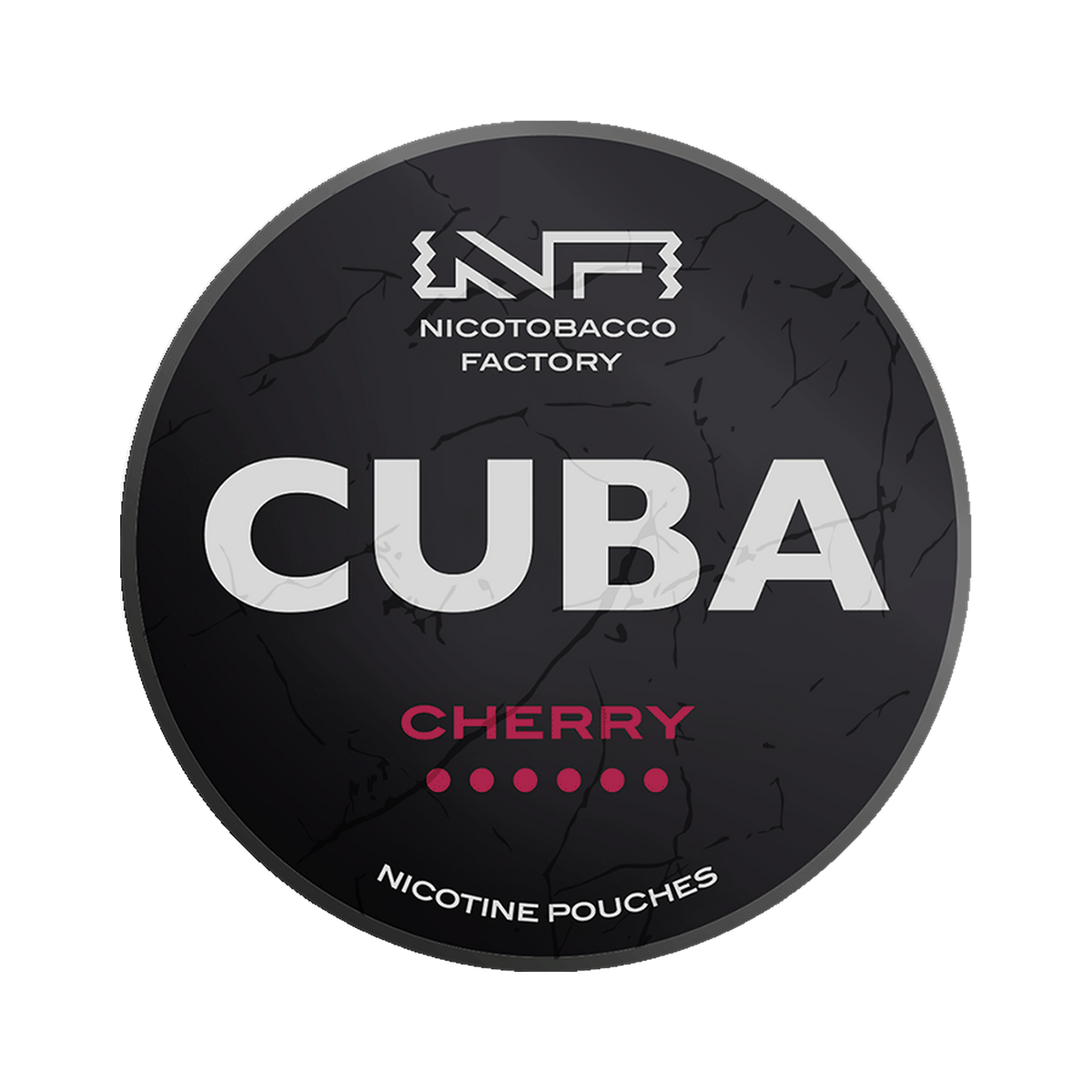 CUBA Black Cherry can, front