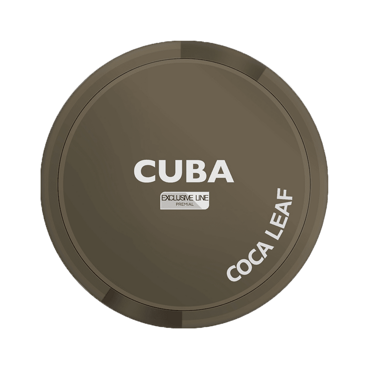 CUBA Coca Leaf can, front