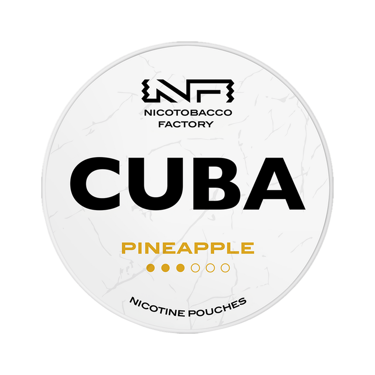 CUBA White Pineapple can, front