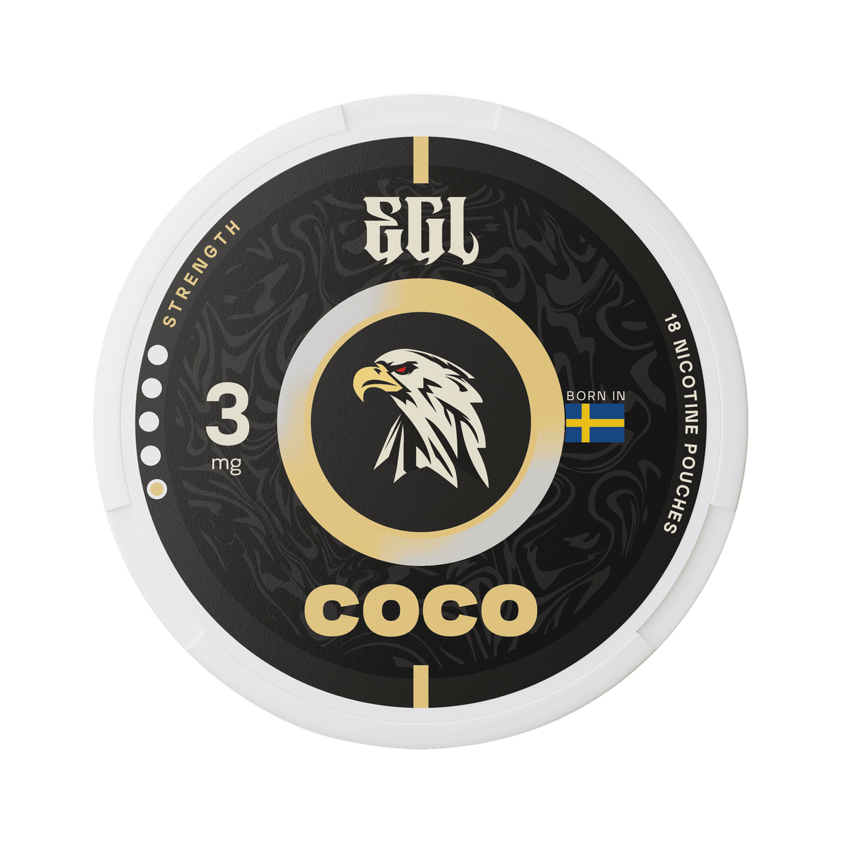 EGL Coco can, front