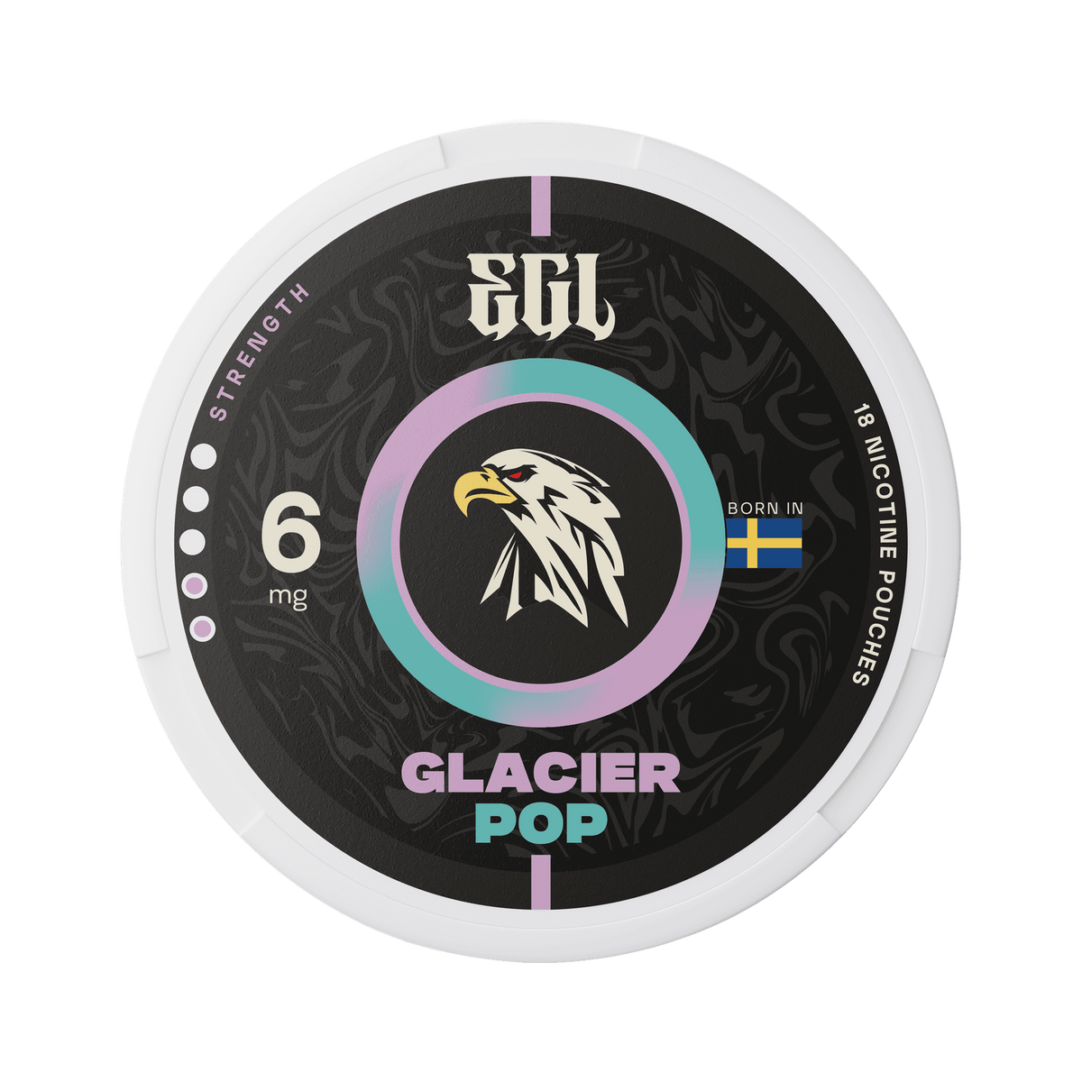 EGL Glacier Pop can, front