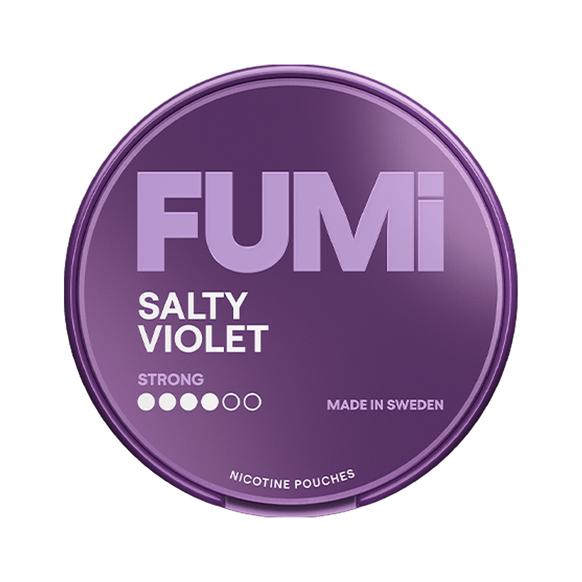 FUMI Salty Violet Strong can, front