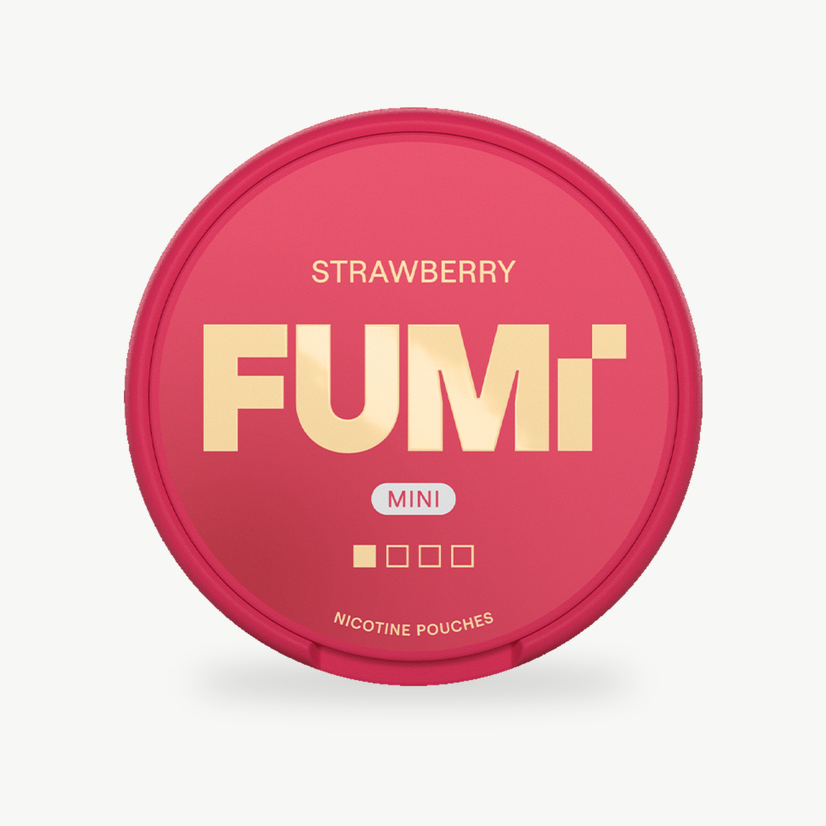 FUMI Strawberry Mini 4mg can, front
