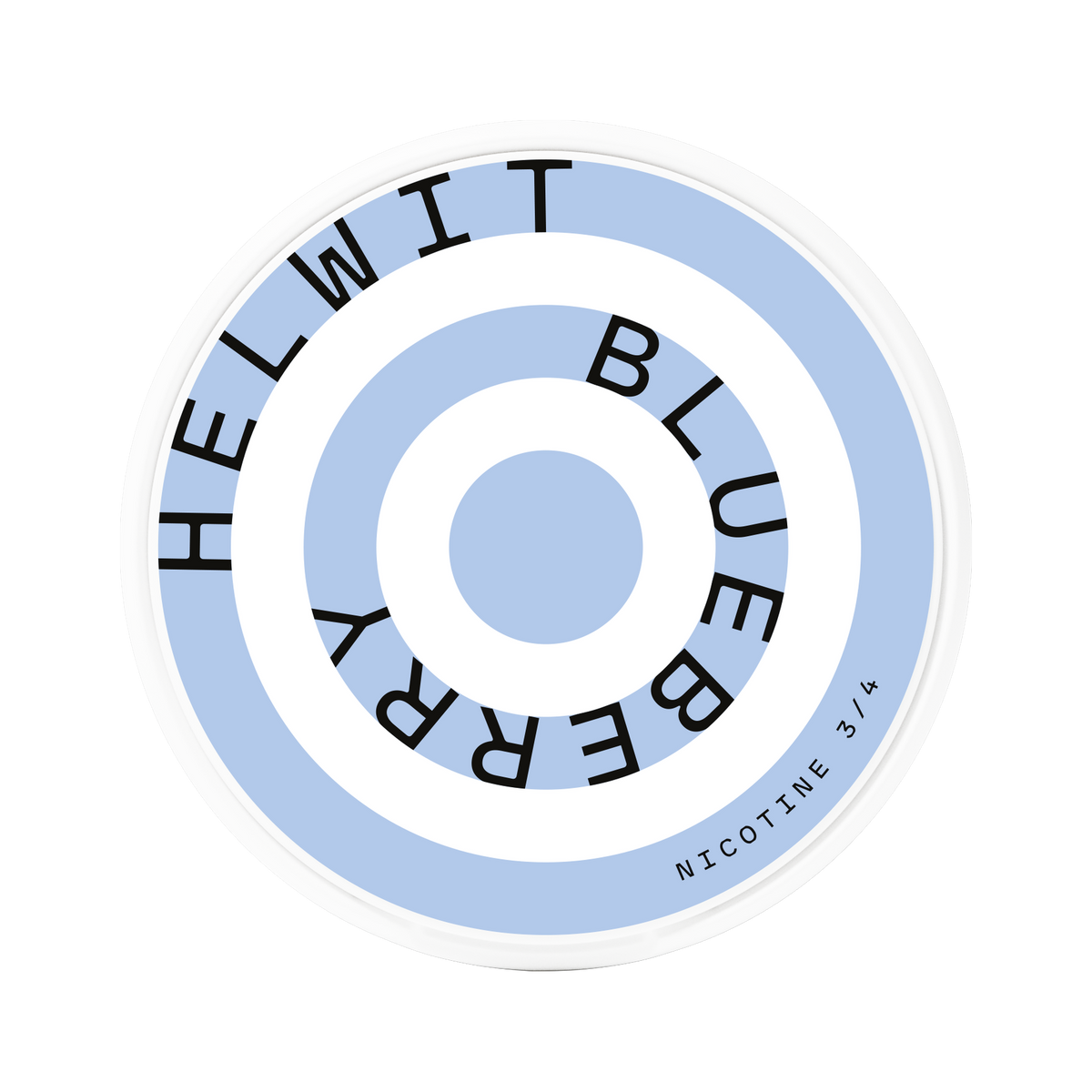 HELWIT Blueberry Medium can, front