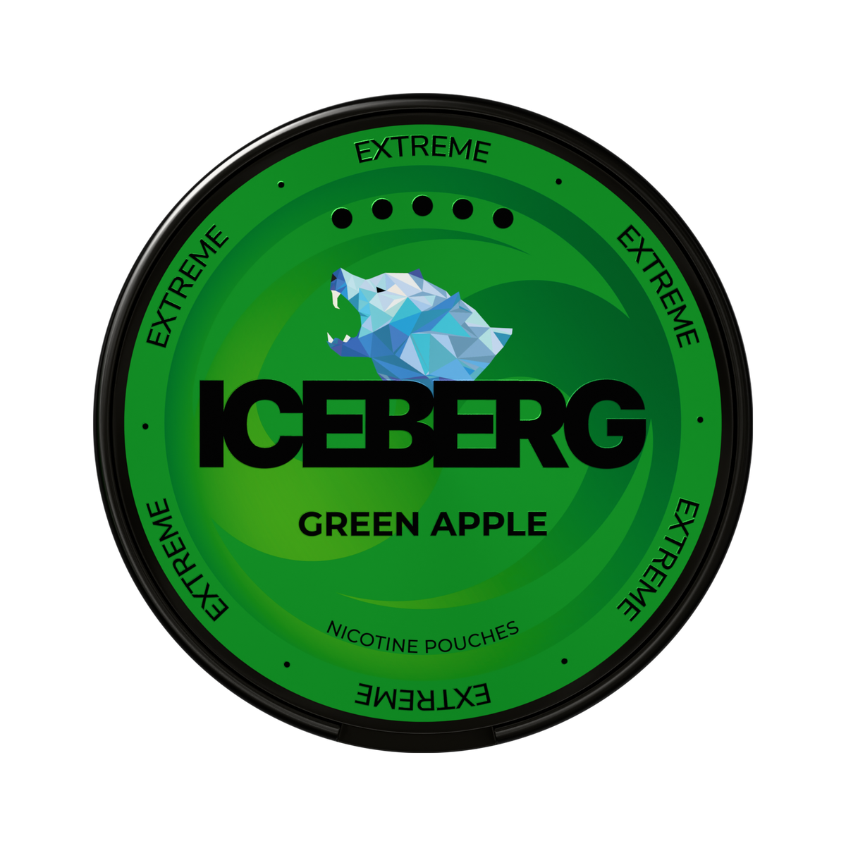 ICEBERG Green Apple Extreme can, front