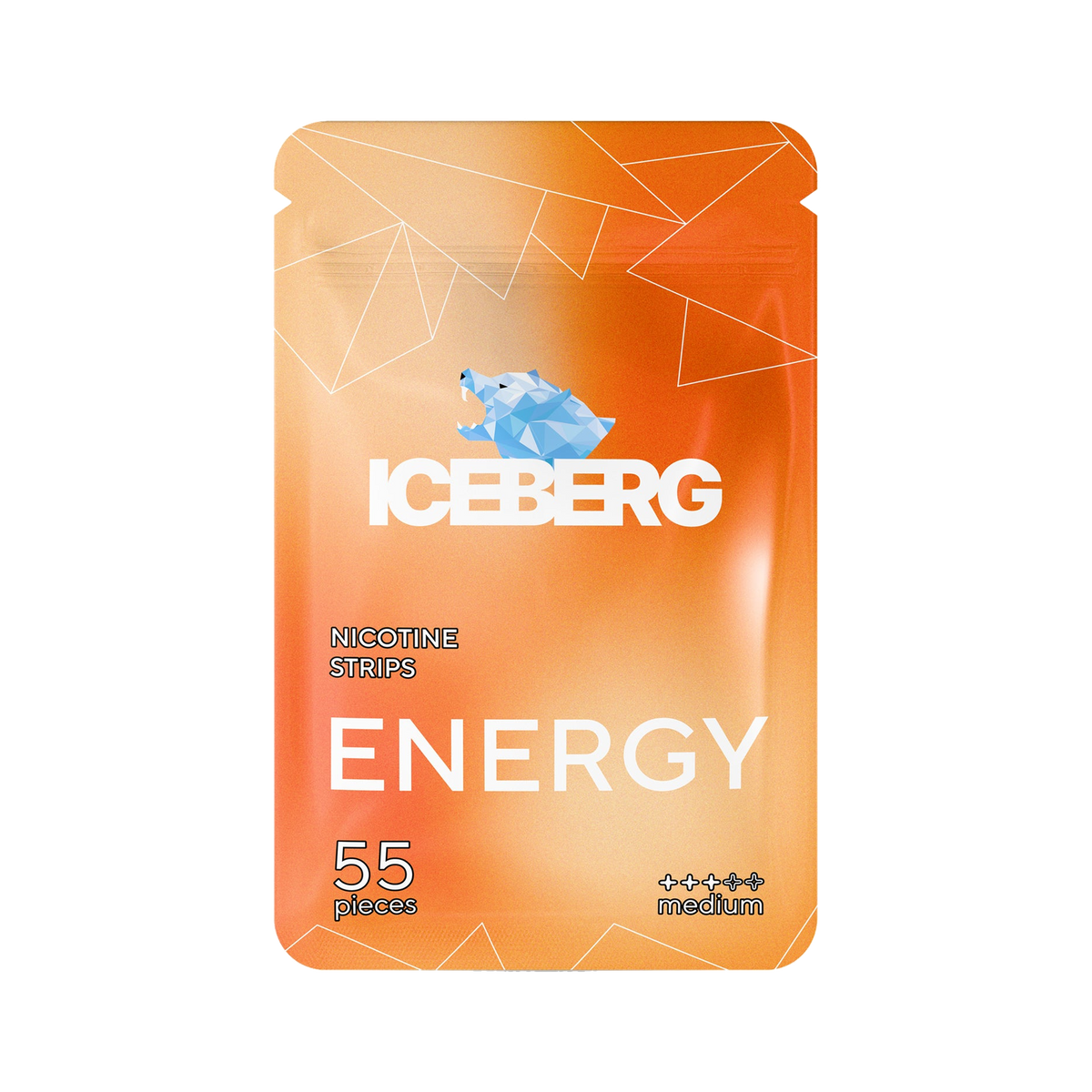 ICEBERG Energy Nicotine Strips, förpackning