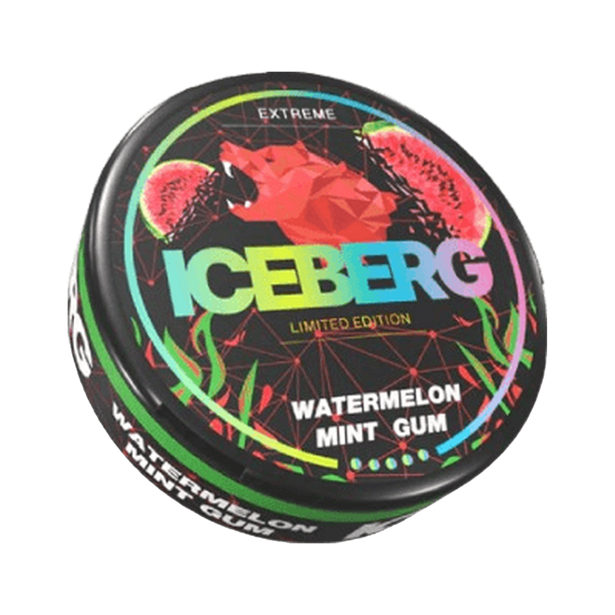 ICEBERG Watermelon Mint Gum Extreme (Outlet) can, front