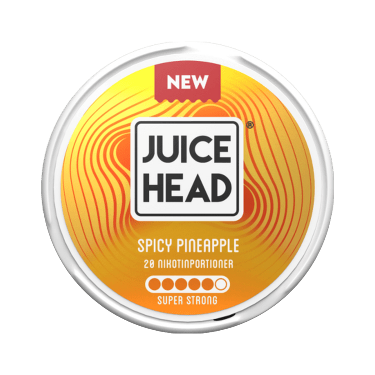 Juice Head Spicy Pineapple 14 mg can, front