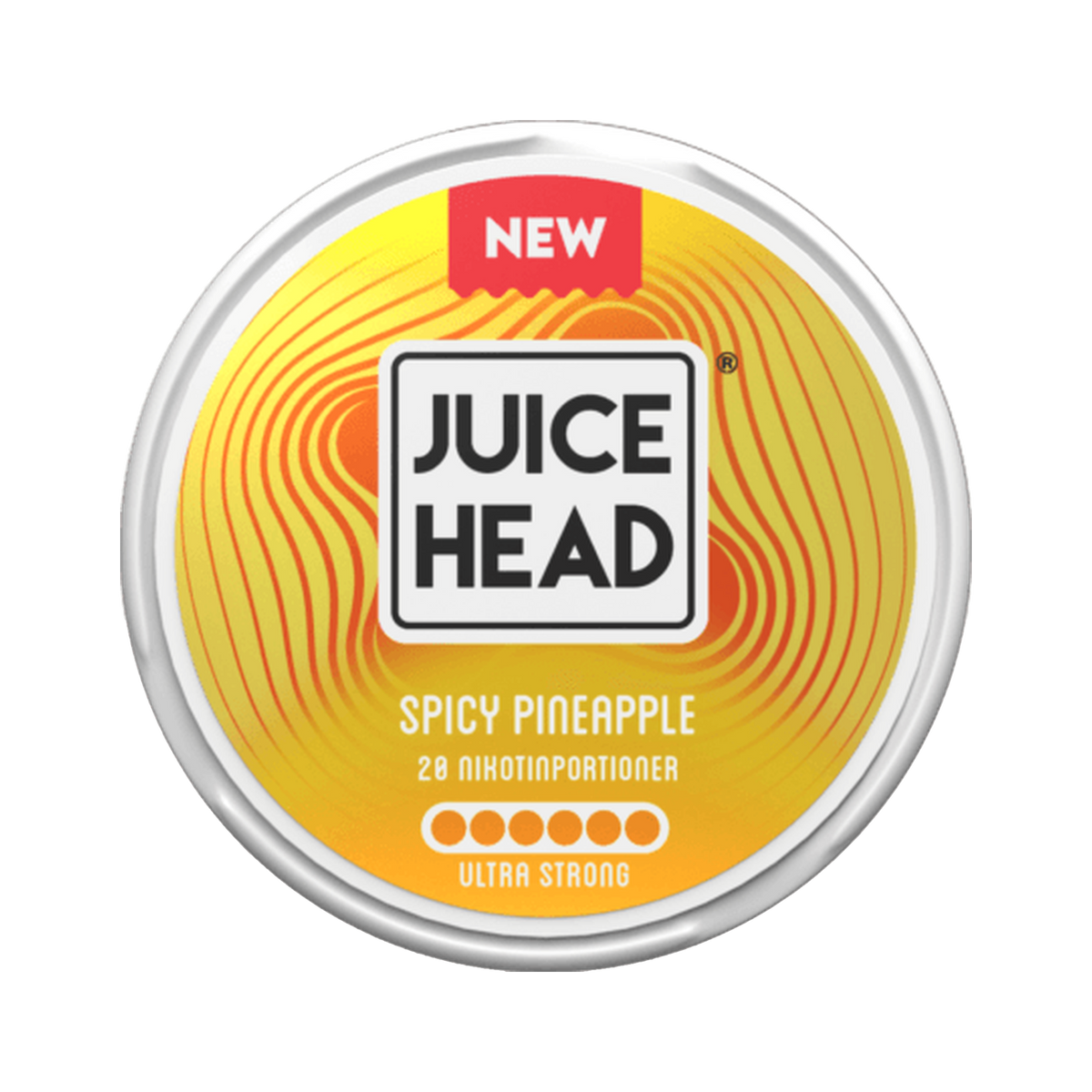 Juice Head Spicy Pineapple 20 mg | Bäst före: 26/08/2026 can, front
