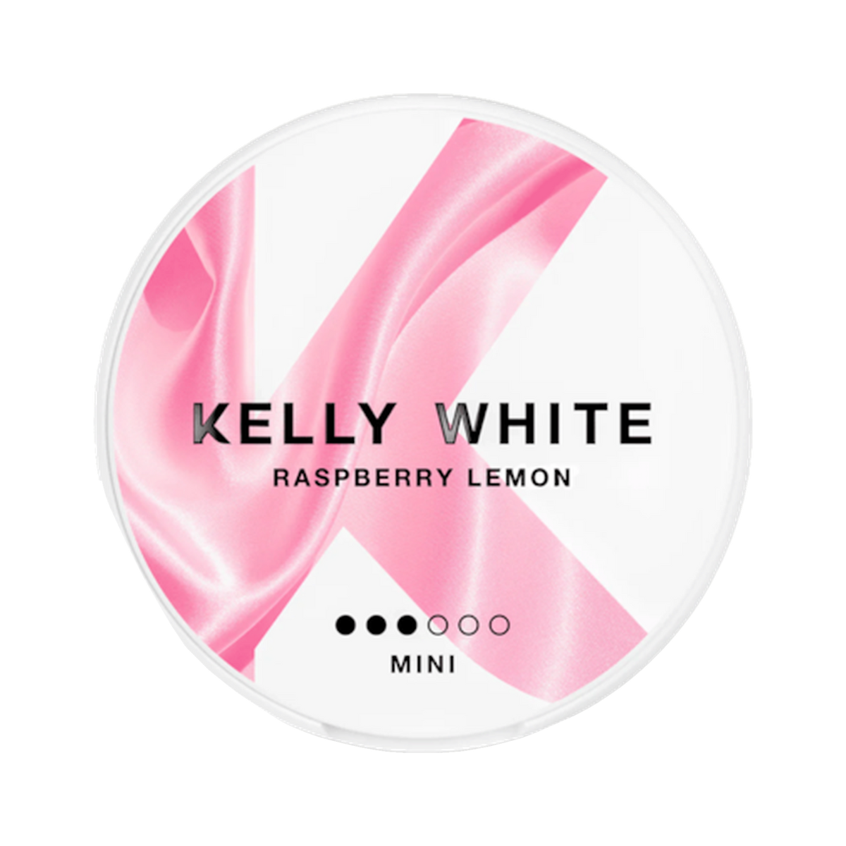 Kelly White Raspberry Lemon Mini Regular can, front