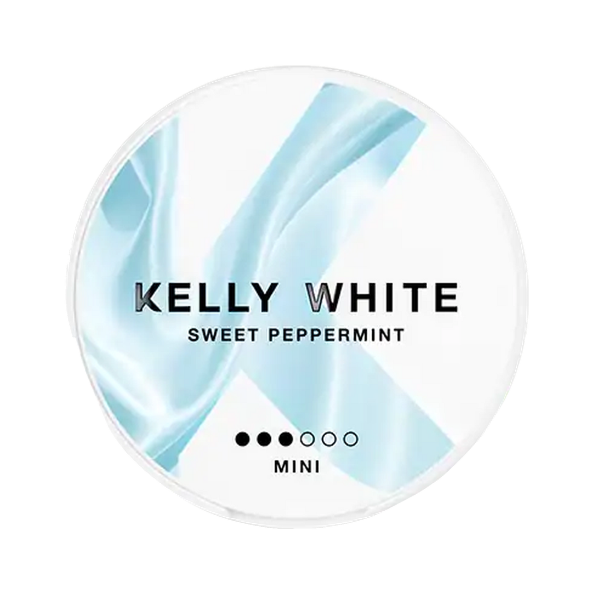 Kelly White Sweet Peppermint Mini can, front