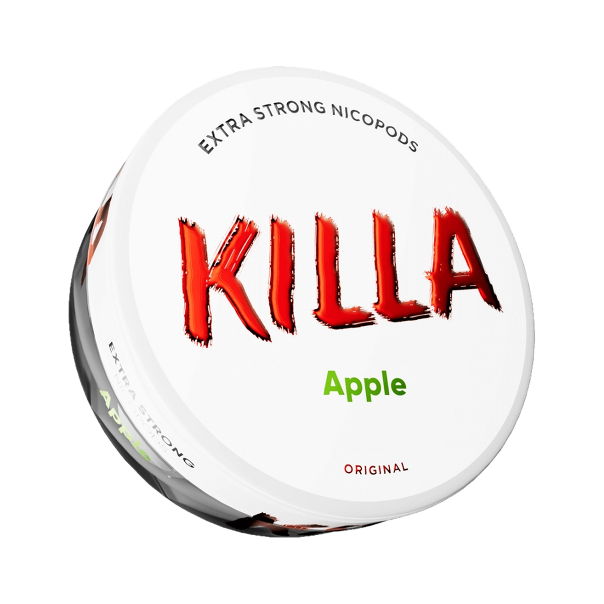 KILLA Apple can, front