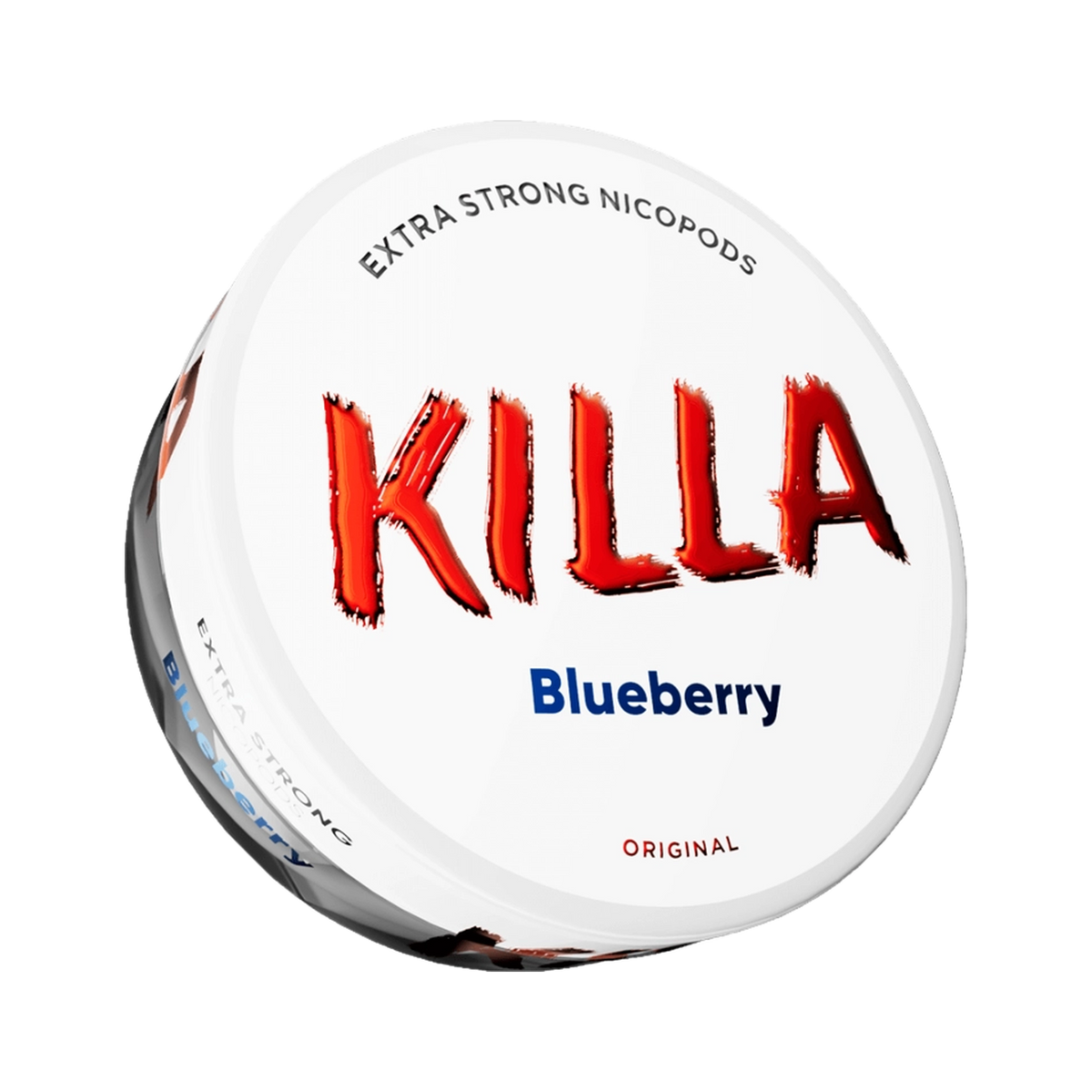 KILLA Blueberry can, front