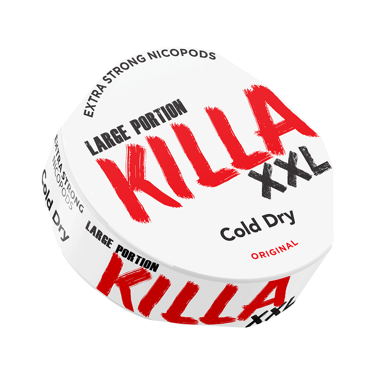 KILLA Cold Dry Large Portion XXL can, front