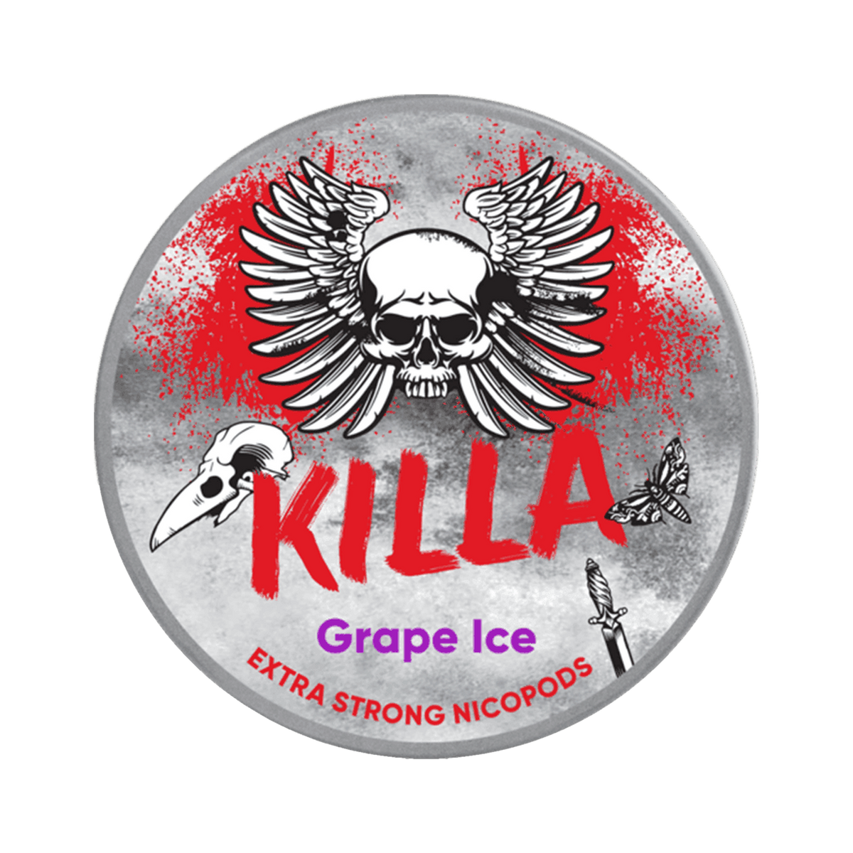 KILLA Grape Ice can, front