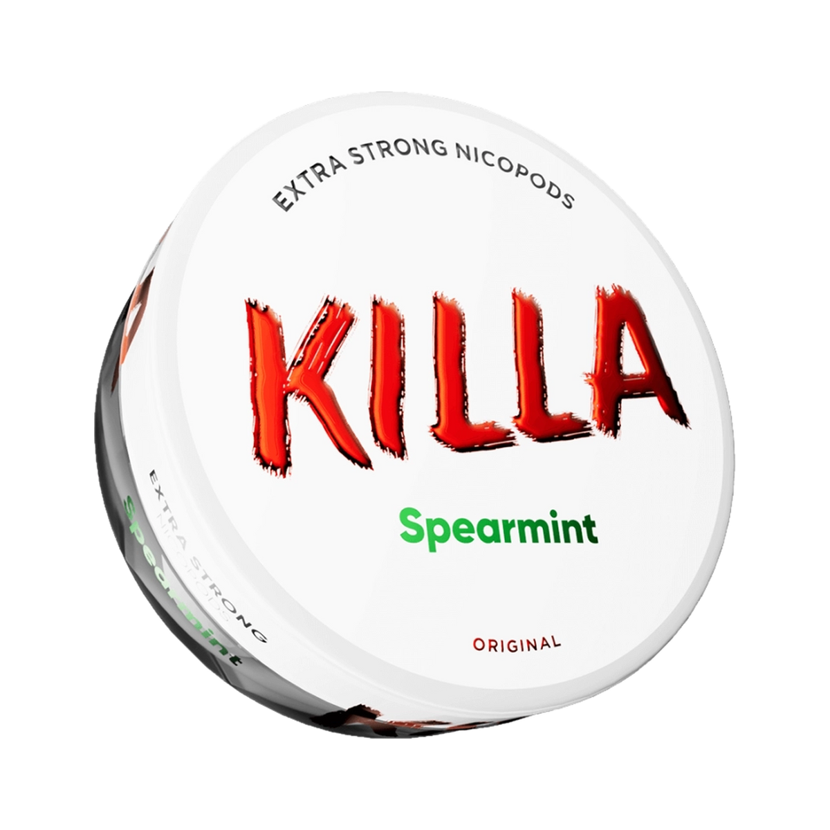 KILLA Spearmint can, front