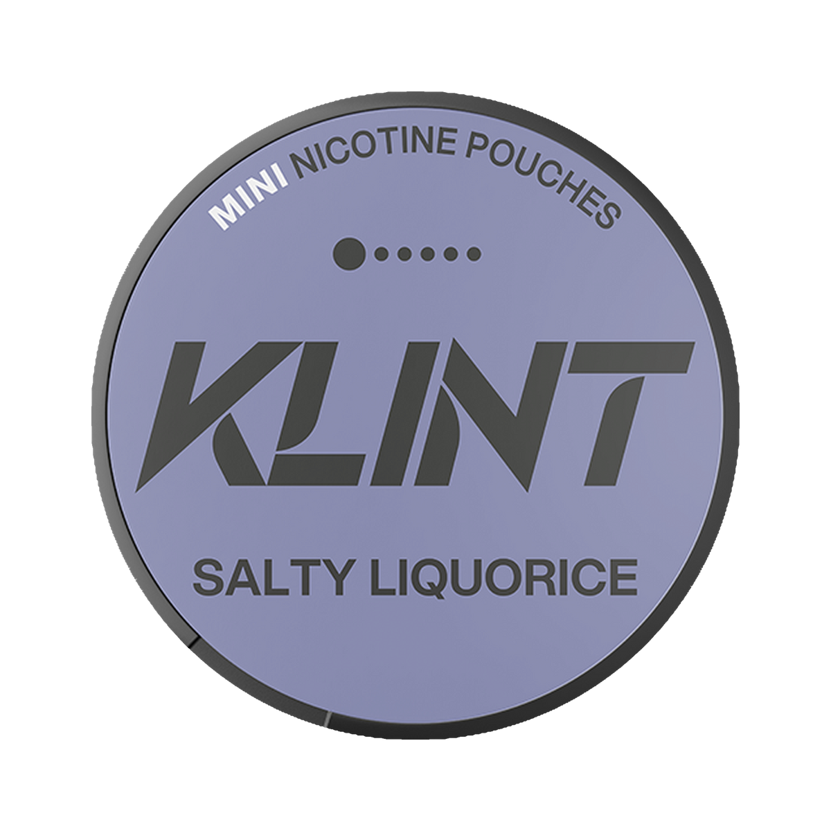 KLINT Salty Liquorice Mini can, front