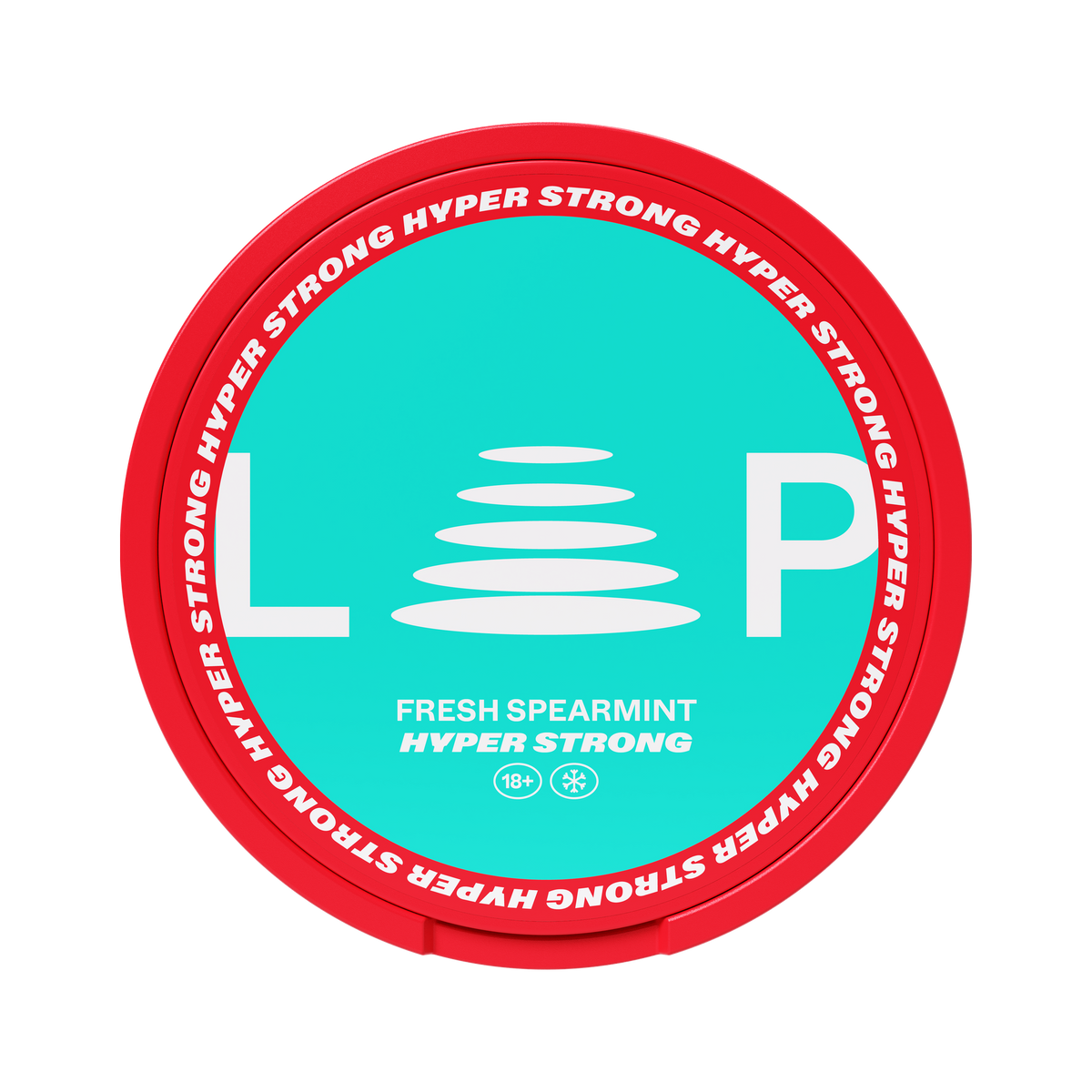 LOOP Fresh Spearmint Hyper Strong can, front