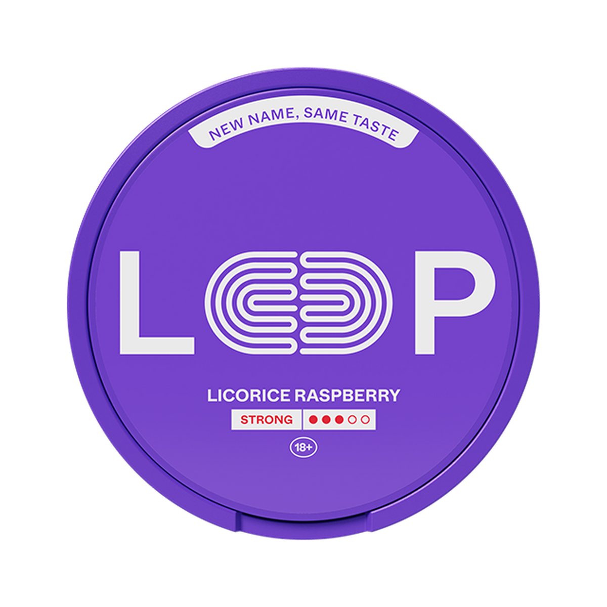 LOOP Licorice Raspberry Strong nikotinpåsar, dosa
