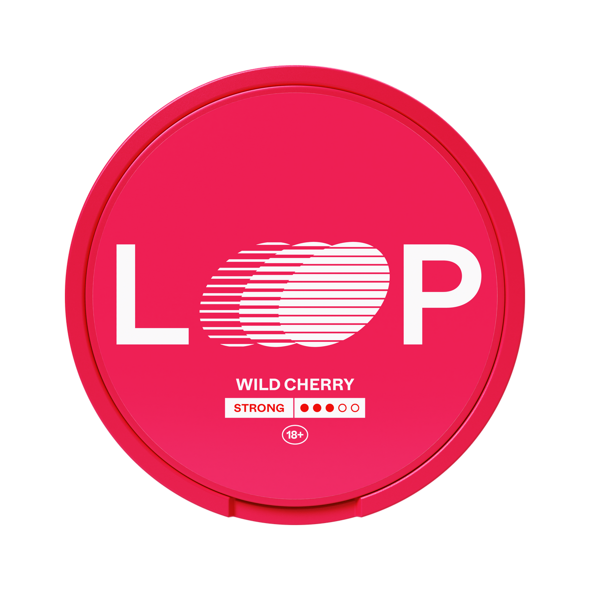 LOOP Wild Cherry Strong can, front
