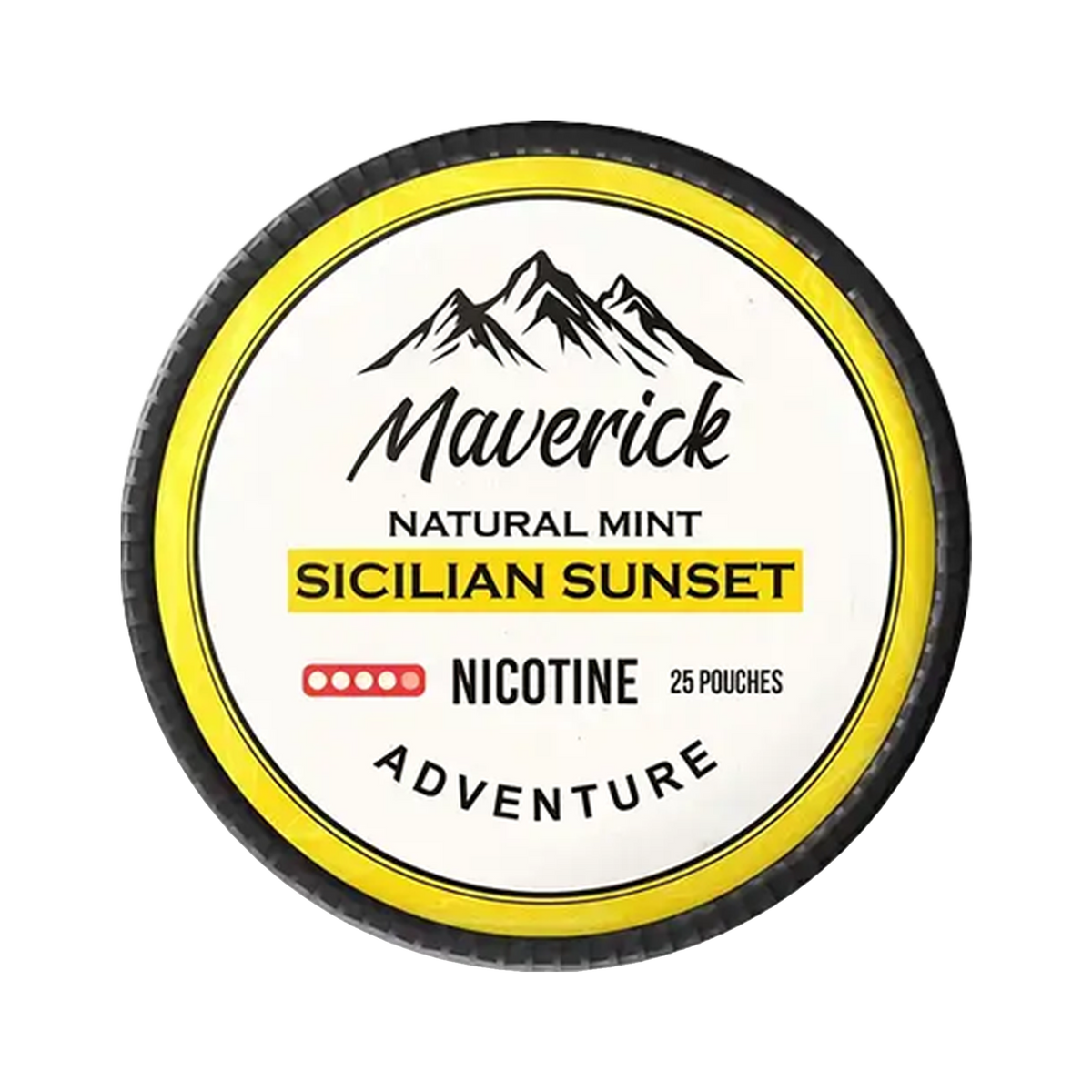MAVERICK Sicilian Sunset can, front