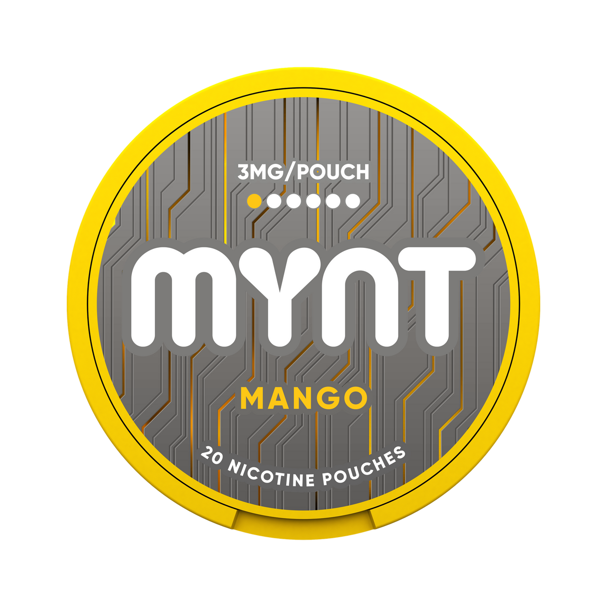 MYNT Mango 3 mg can, front