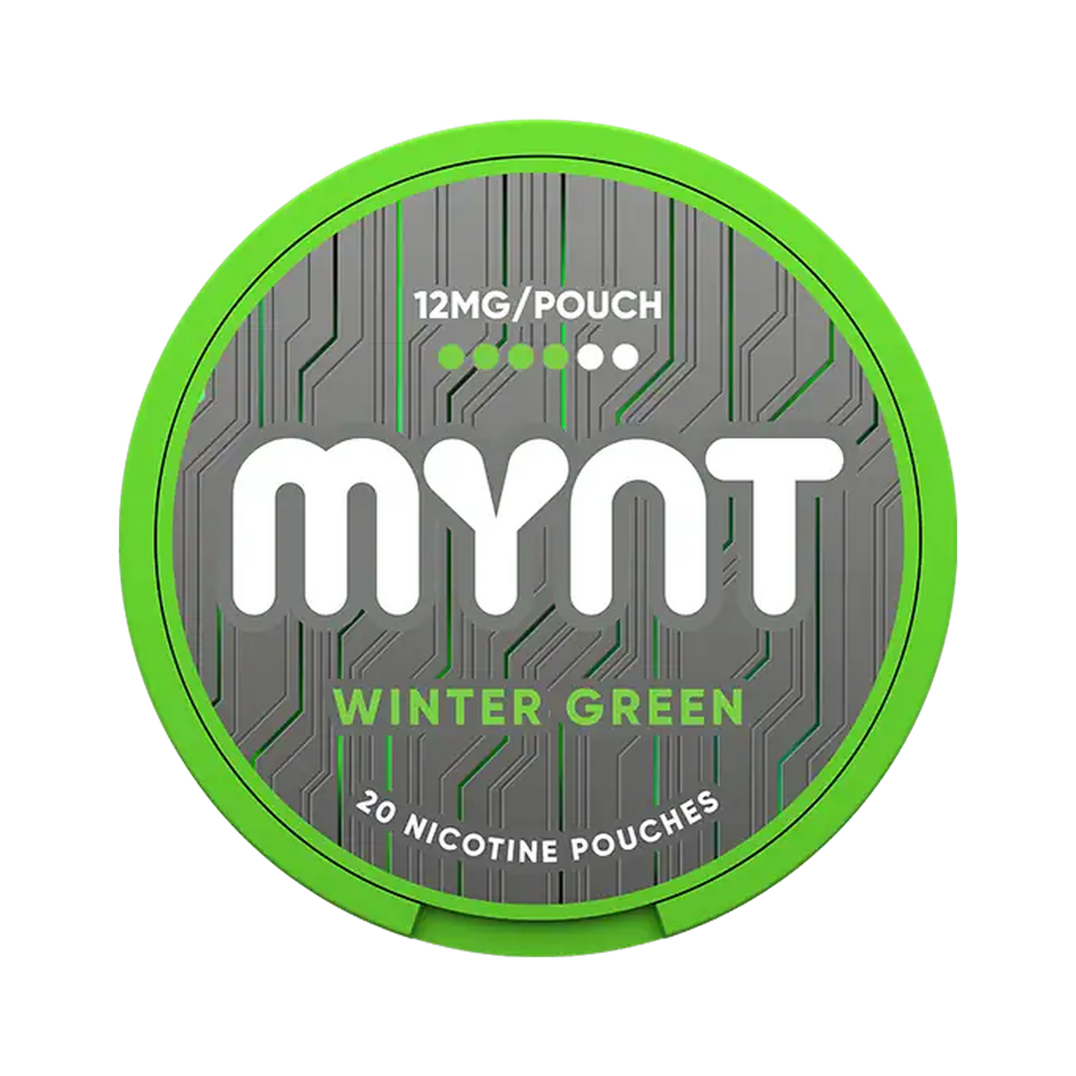 MYNT Winter Green 12 mg can, front