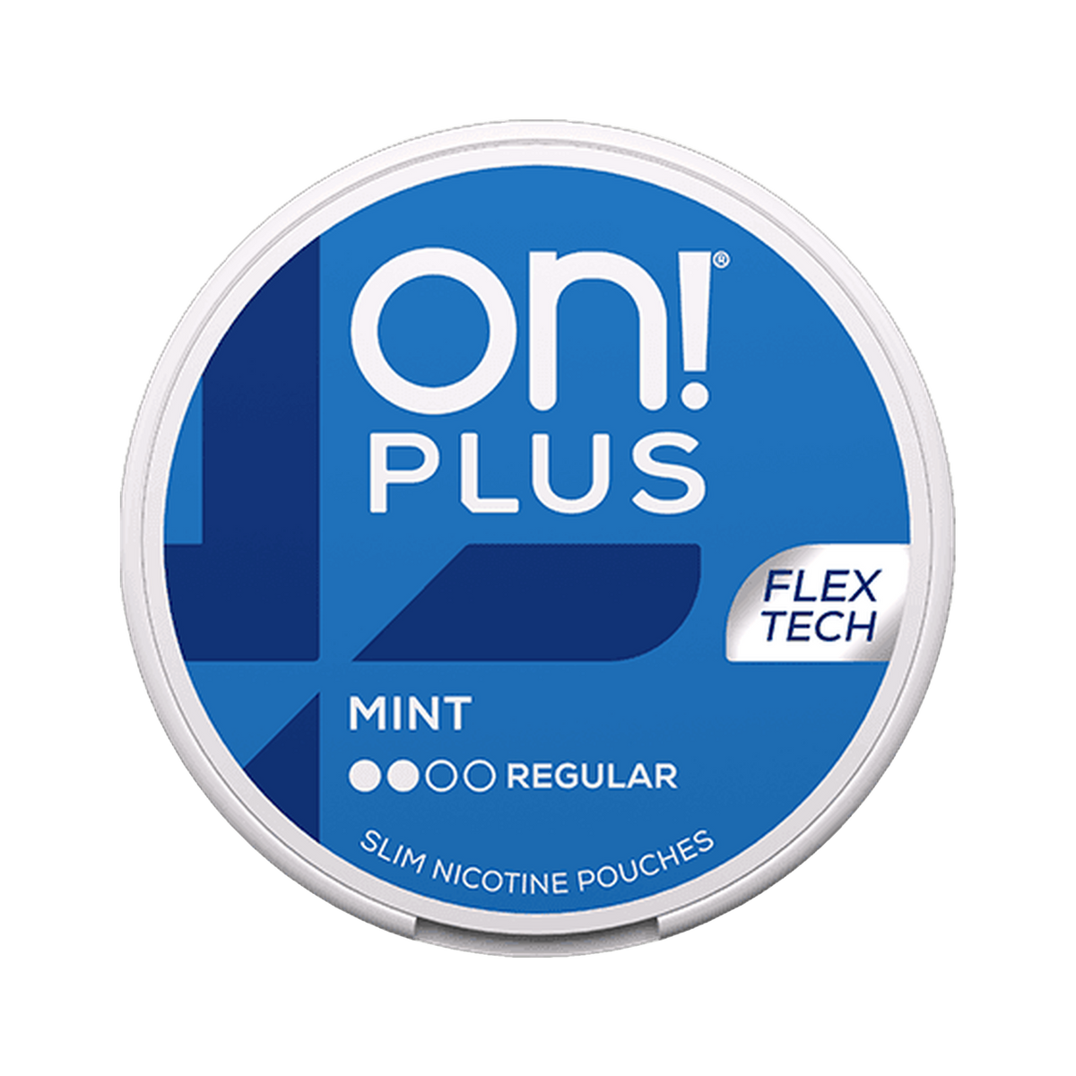 On! Plus Mint Slim can, front