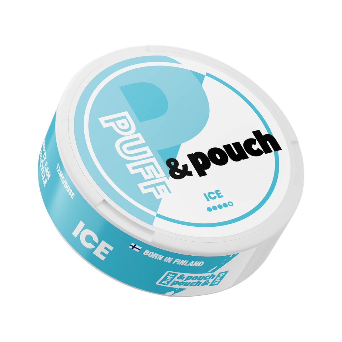 Puff & Pouch Ice 12 mg | Bäst före: 01/10/2026 can, front