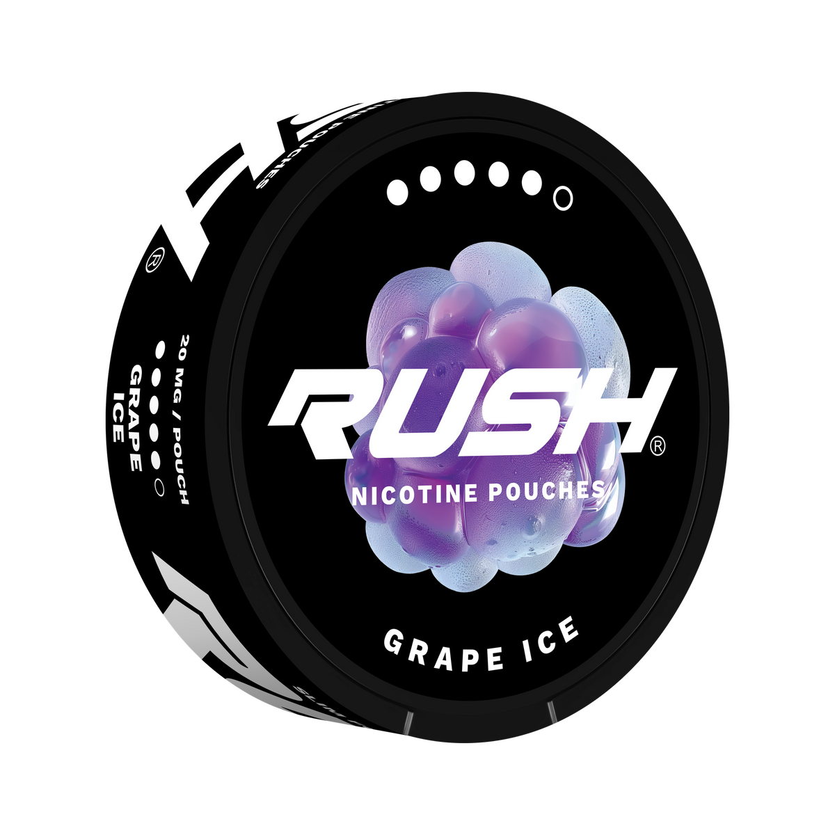 RUSH Extreme Grape Ice nikotinpåsar, dosa (3D)