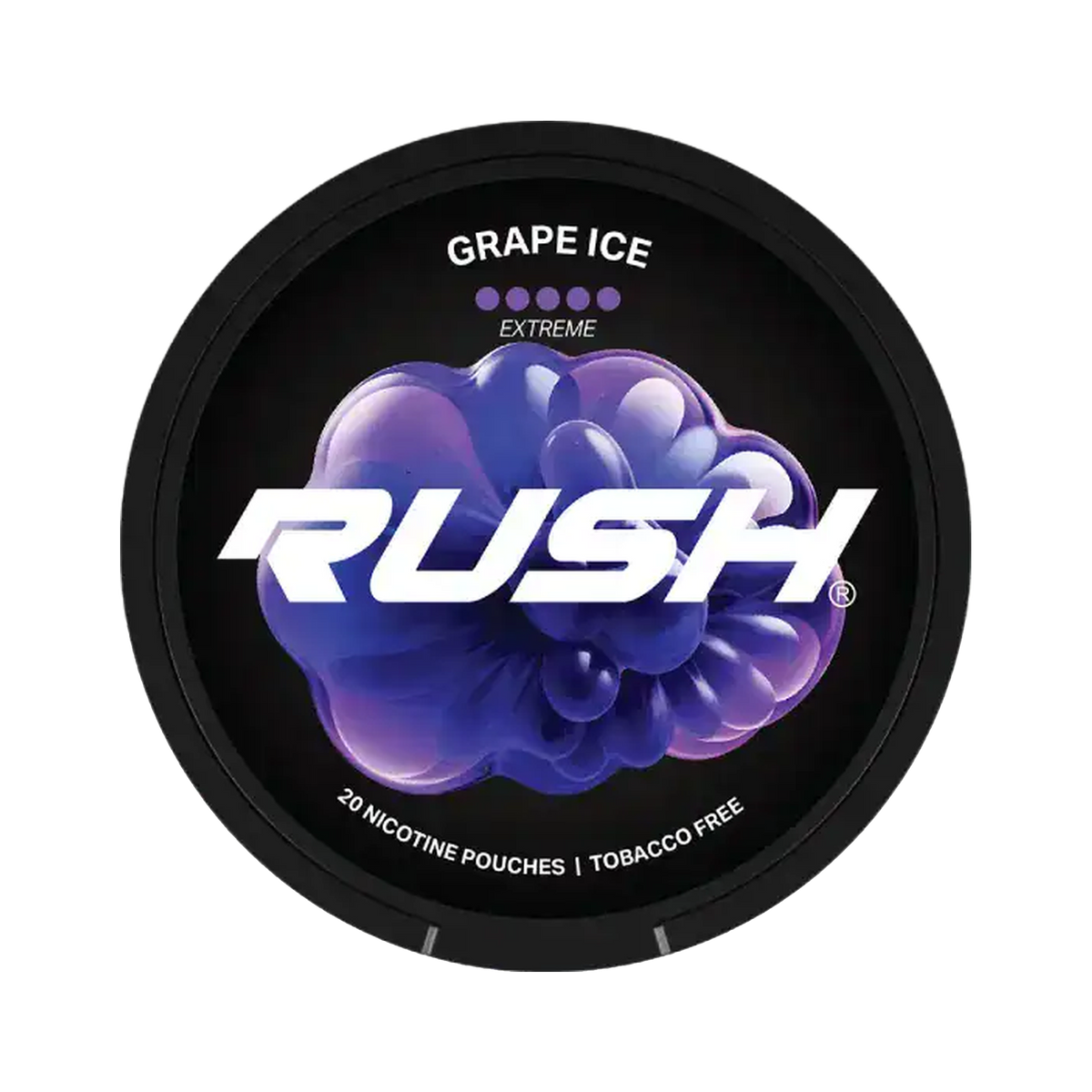 RUSH Grape Ice Extreme (Outlet) | Bäst före: 29/01/2026 can, front