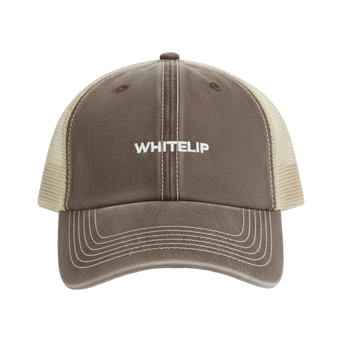 Whitelip Vintage Trucker Cap can, front