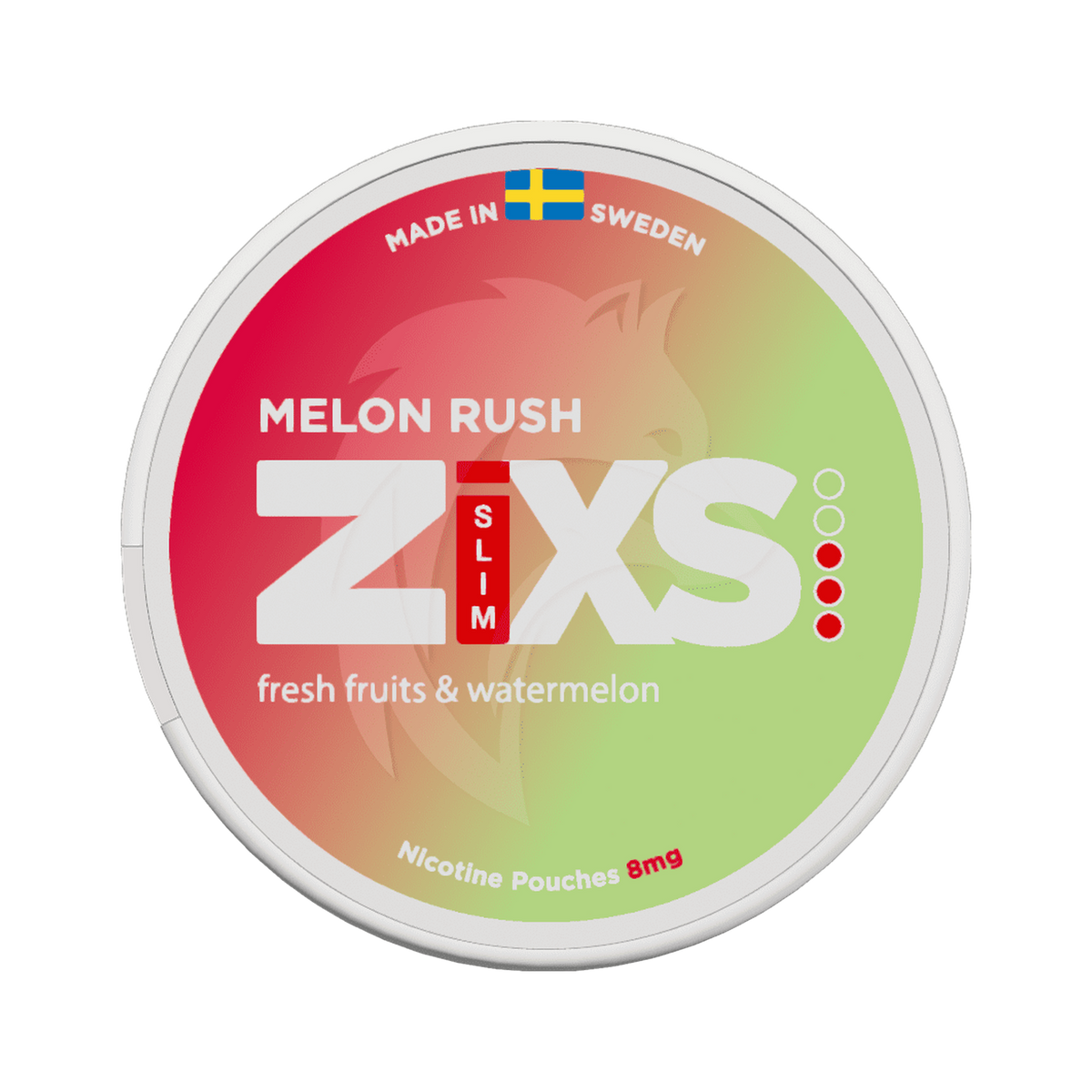 Zixs Melon Rush Slim | Bäst före: 09/09/2026 can, front