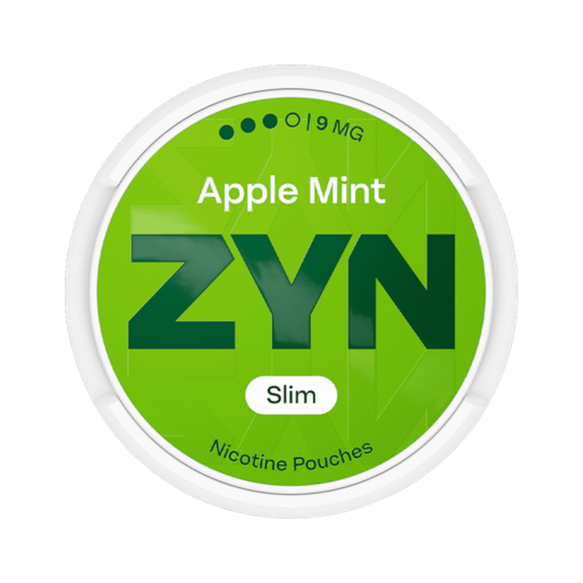 ZYN Apple Mint Slim 9mg (S3) can, front