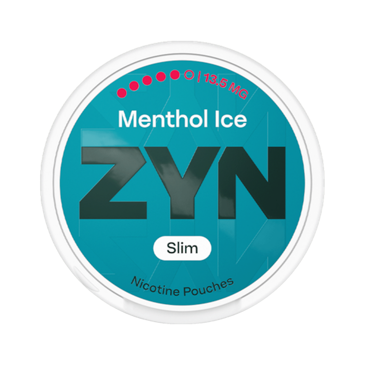 ZYN Menthol Ice Slim 13.5mg (S5) | Bäst före: 12/05/2026 can, front