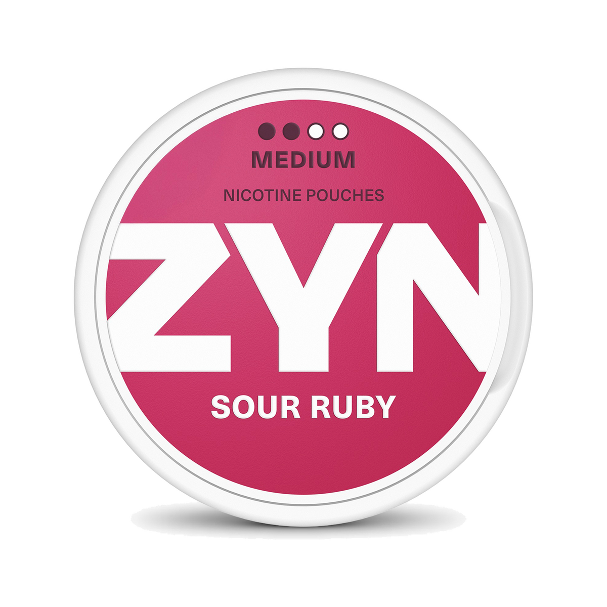 ZYN Sour Ruby Slim 6mg (S2) can, front