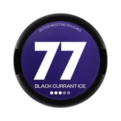 77 Black Currant Ice Medium can, front