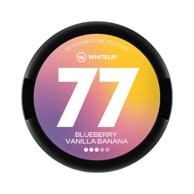 77 Blueberry Vanilla Banana Medium can, front