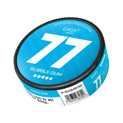 77 Ghost Bubble Gum Mini can, front