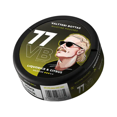 77 Liquorice Citrus VB Medium can, front