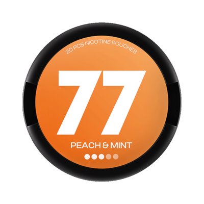 77 Peach & Mint can, front