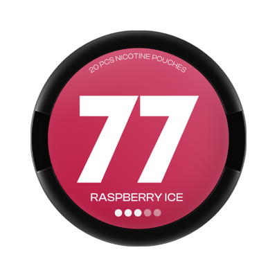 77 Raspberry Ice Medium can, front