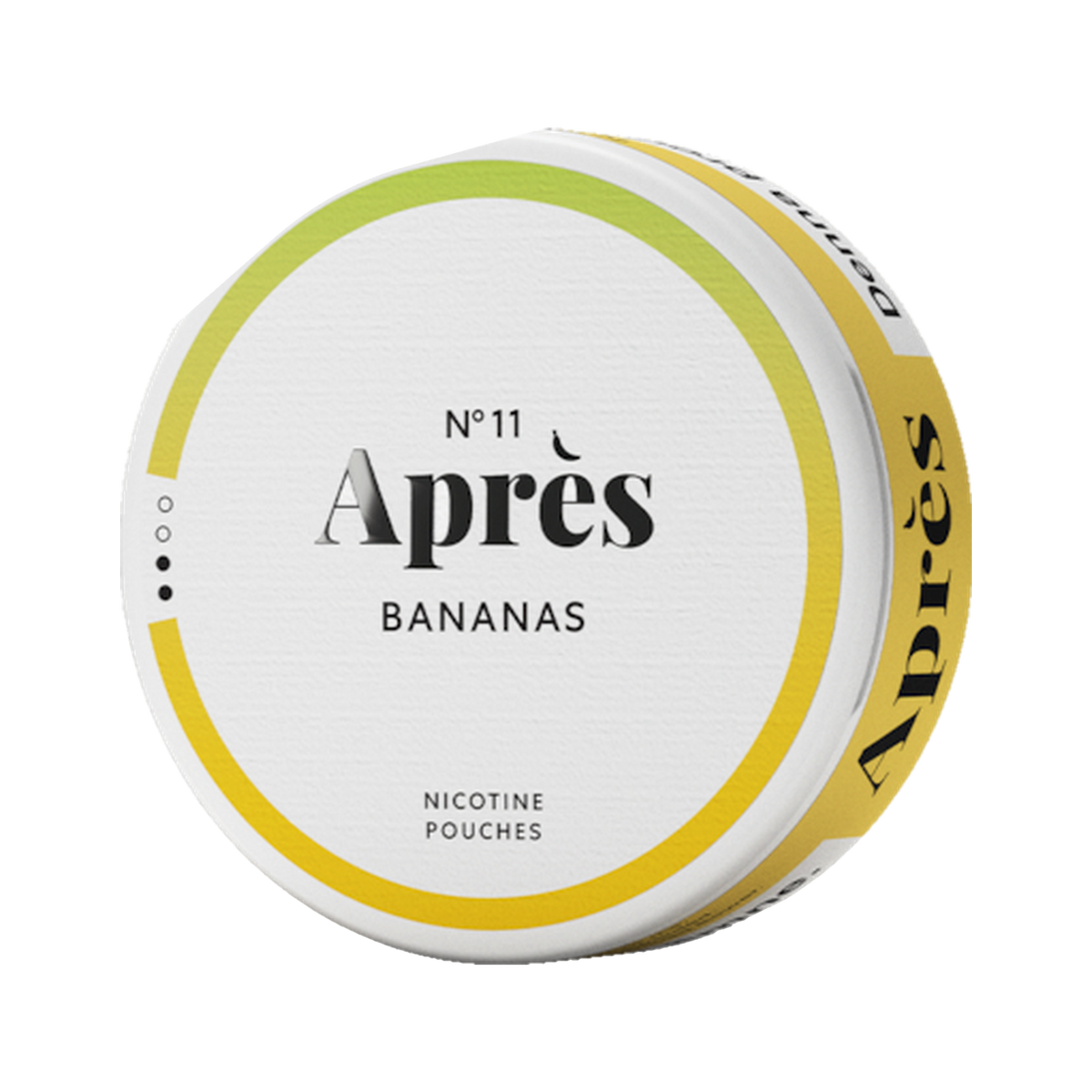 APRÈS Bananas can, front