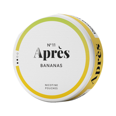 APRÈS Bananas can, front