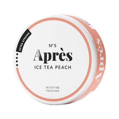 APRÈS Ice Tea Peach Extra Strong can, front