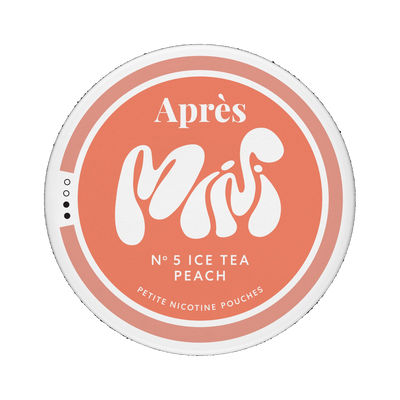 APRÈS Ice Tea Peach Mini can, front