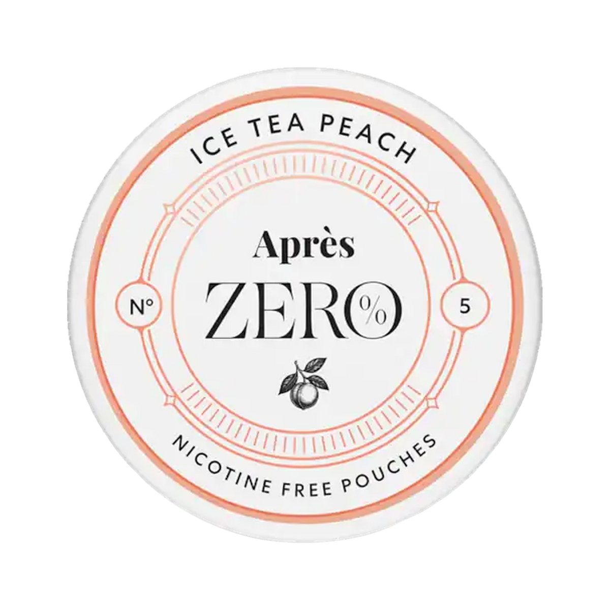 APRÈS Ice Tea Peach Zero can, front