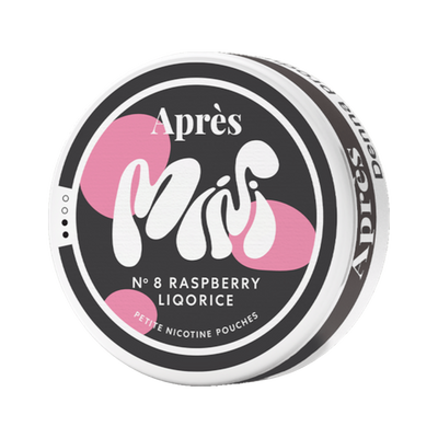 APRÈS Raspberry Licorice Petite can, front